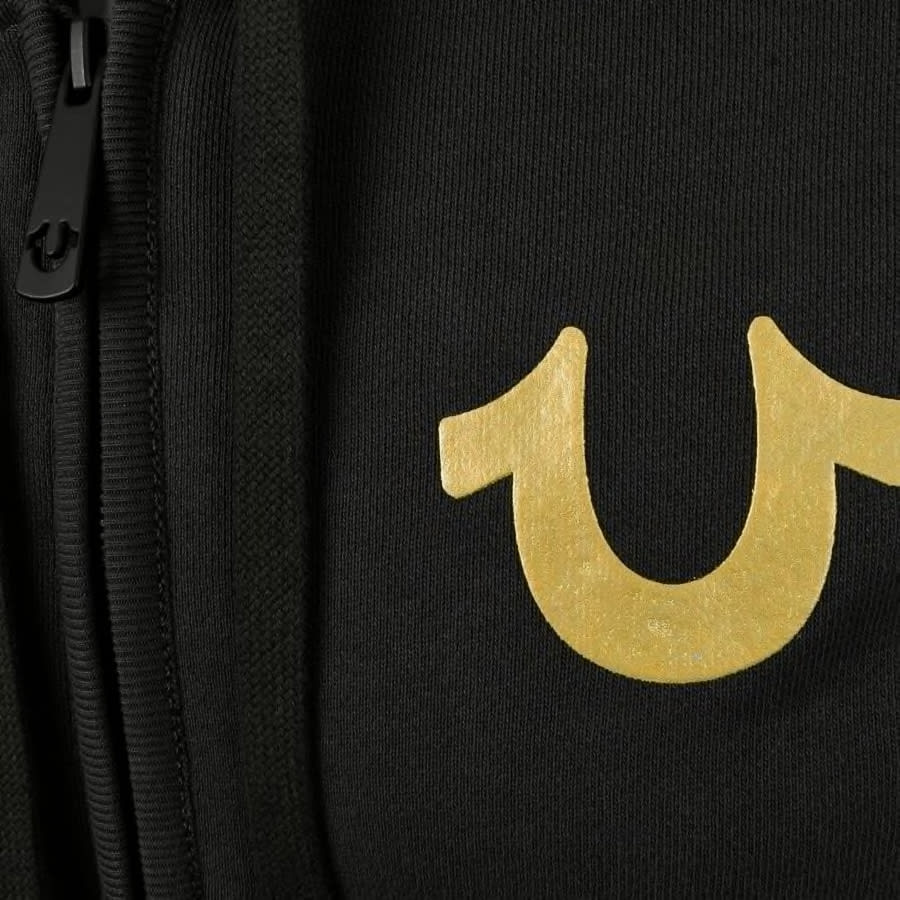 Alternative Image for ProductTrue Religion Double Puff Full Zip Hoodie Black3